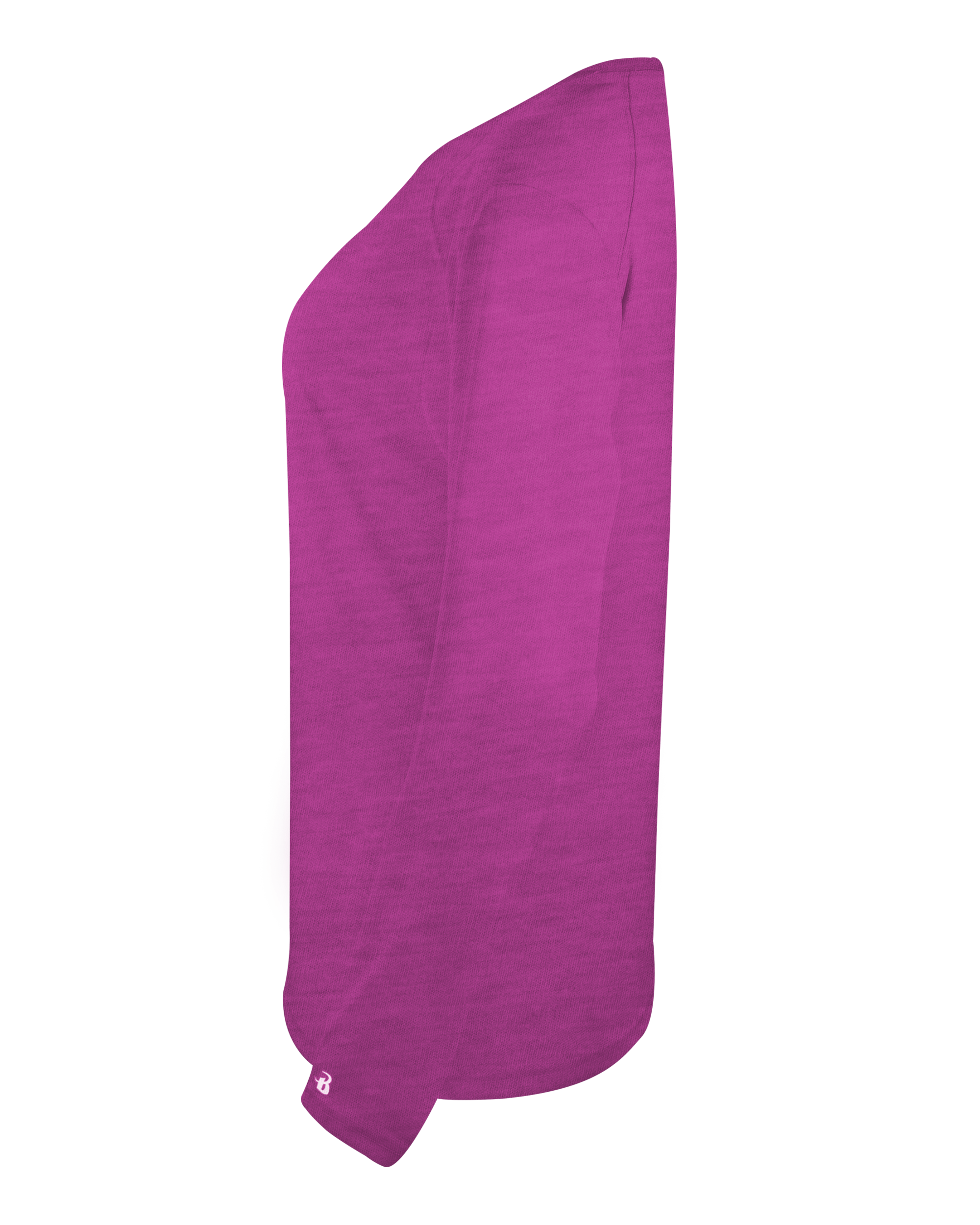 LADIES TRI-BLEND V-NECK LONG SLEEVE TEE lside