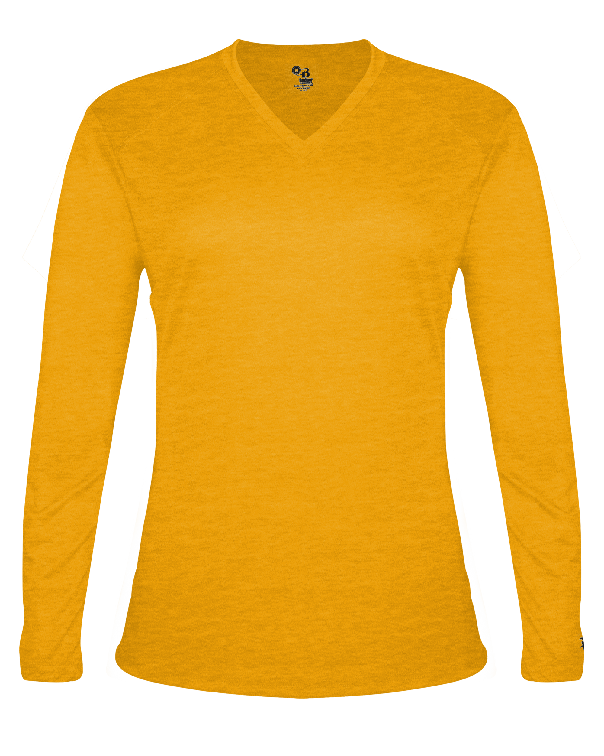 LADIES TRI-BLEND V-NECK LONG SLEEVE TEE lquarter