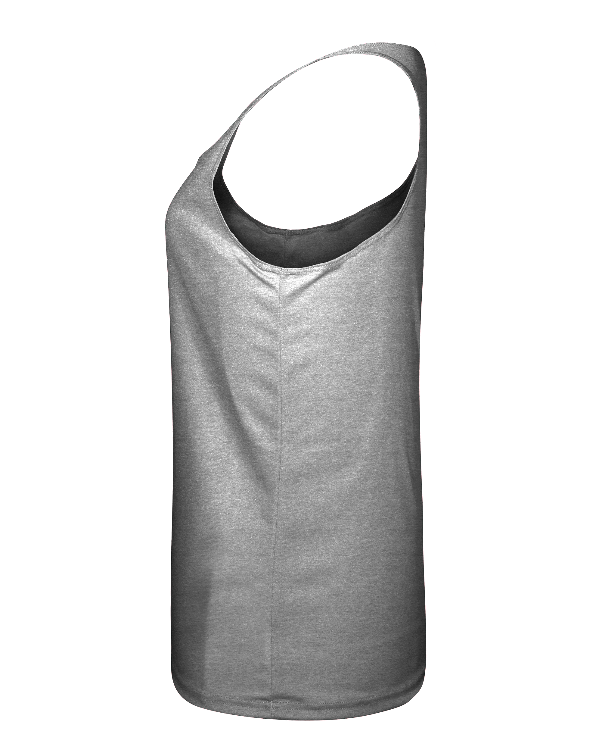 TRI-BLEND LADIES' RACERBACK TA lside