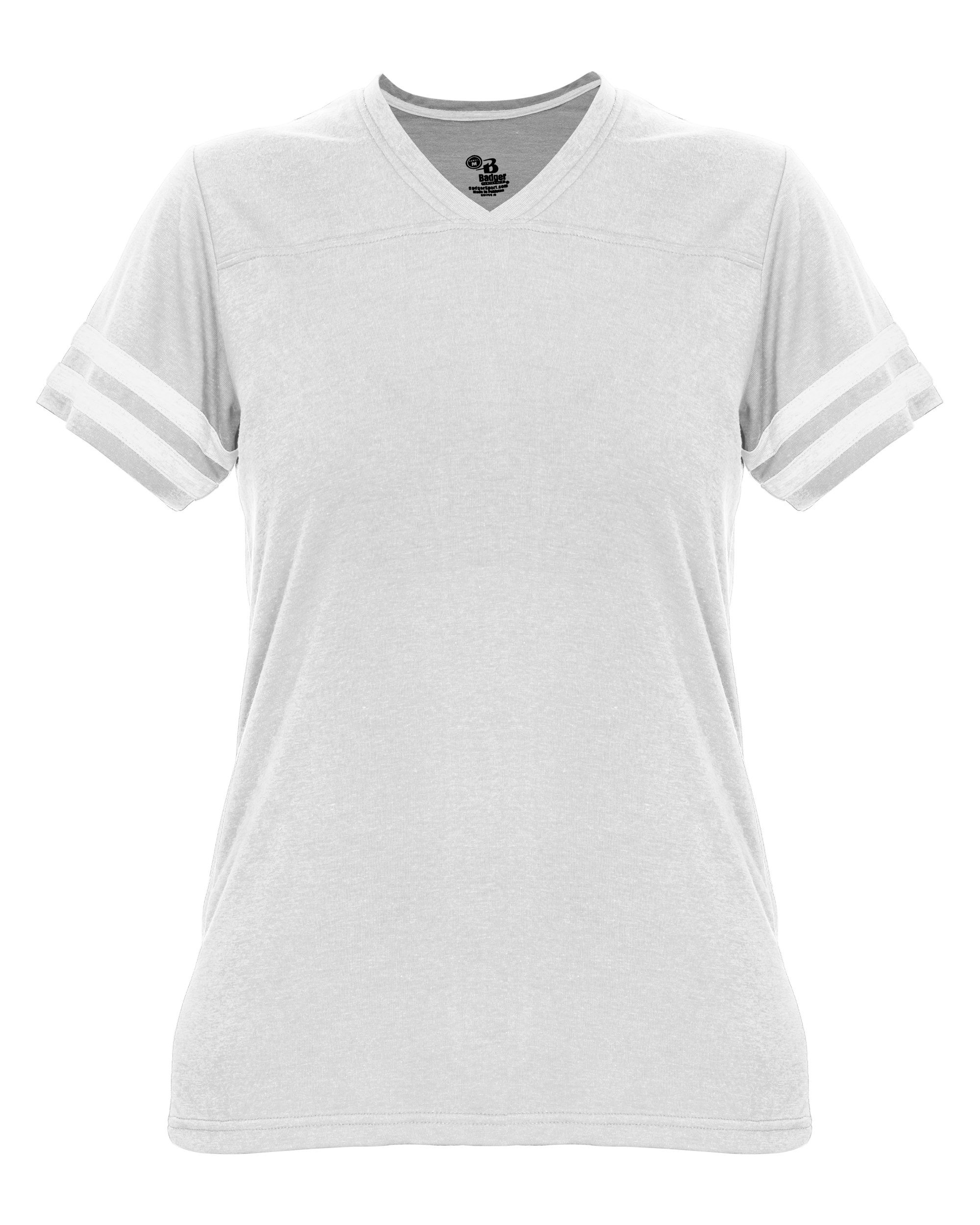 LADIES TRI-BLEND FAN TEE lquarter