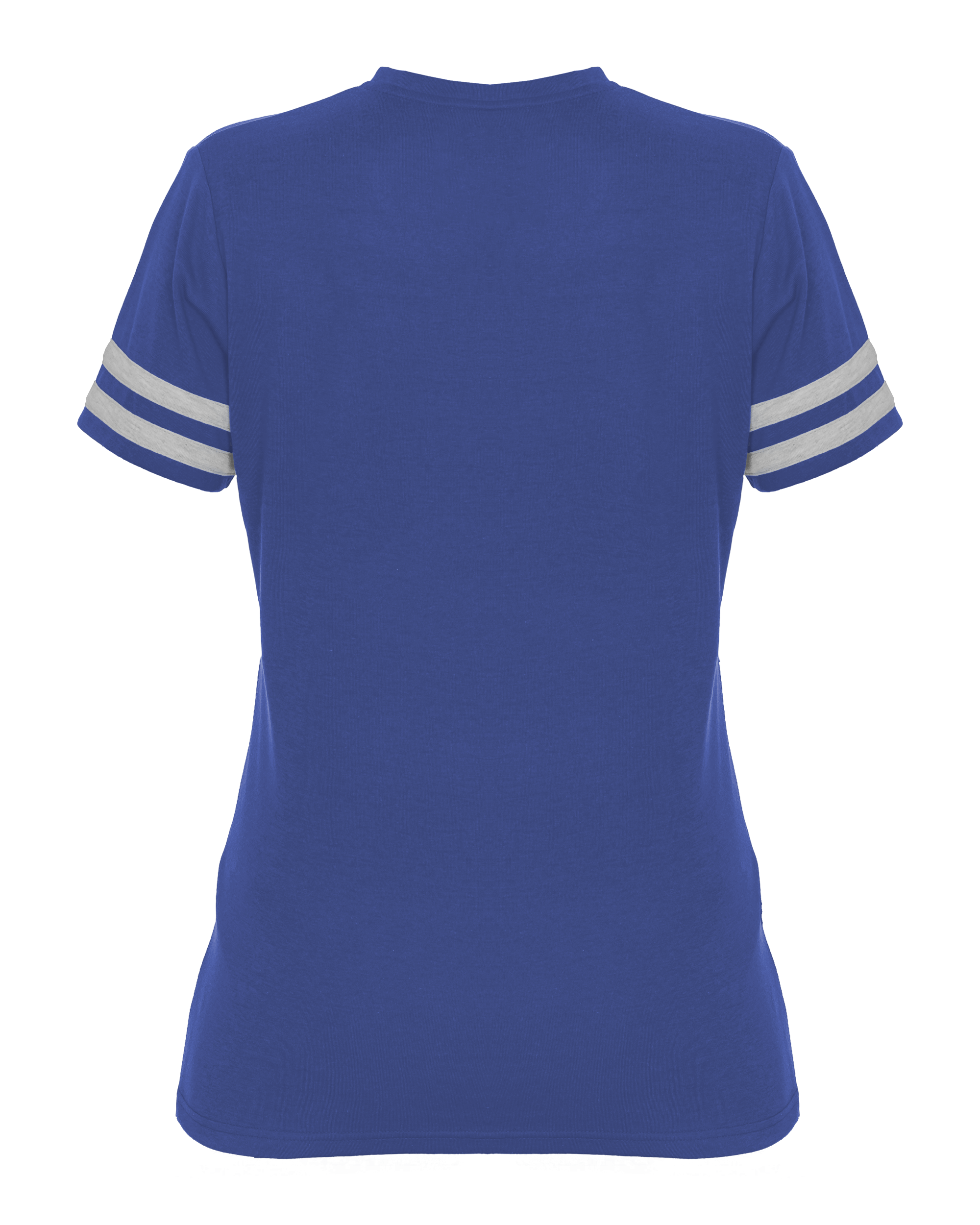 LADIES TRI-BLEND FAN TEE back