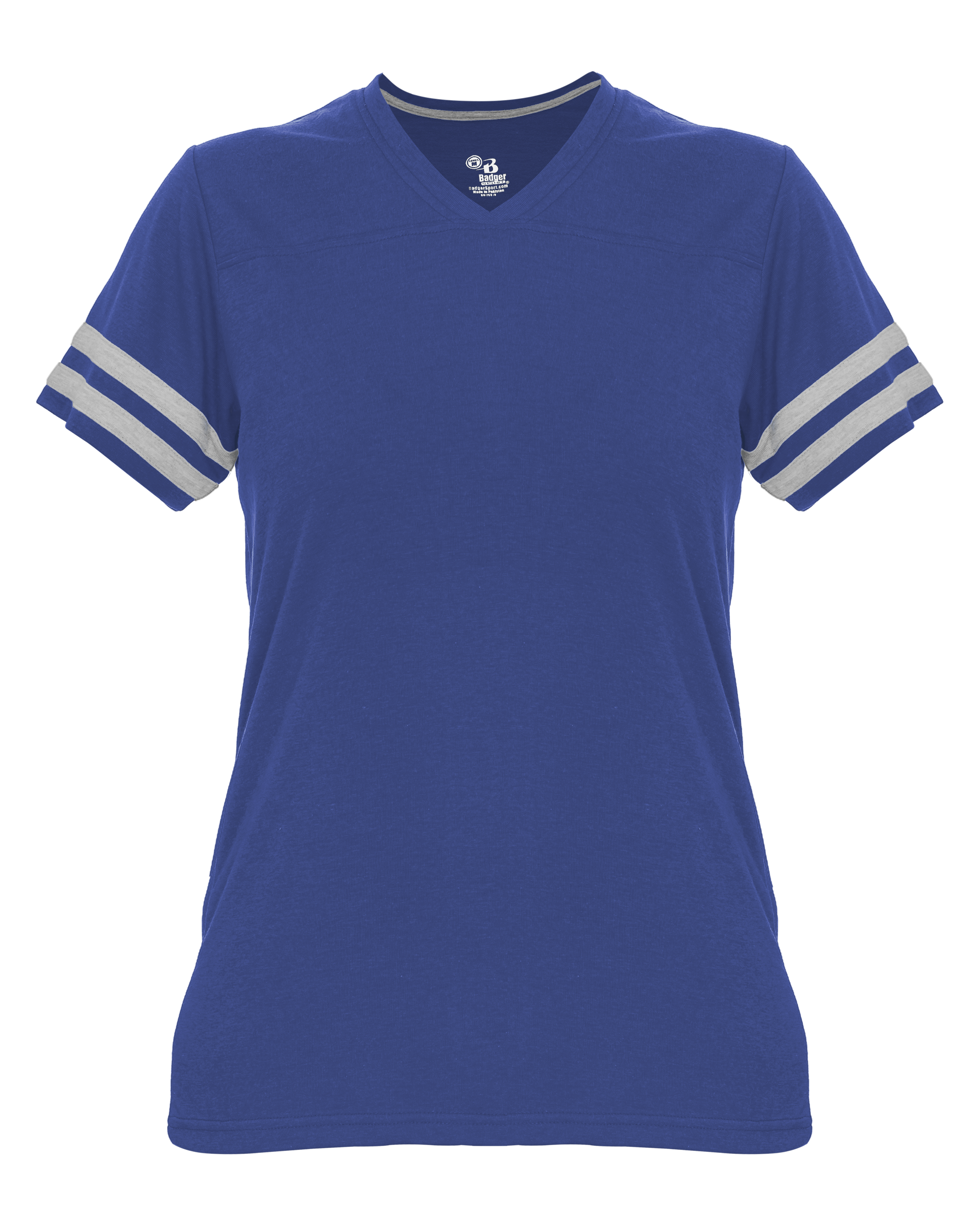 LADIES TRI-BLEND FAN TEE lquarter