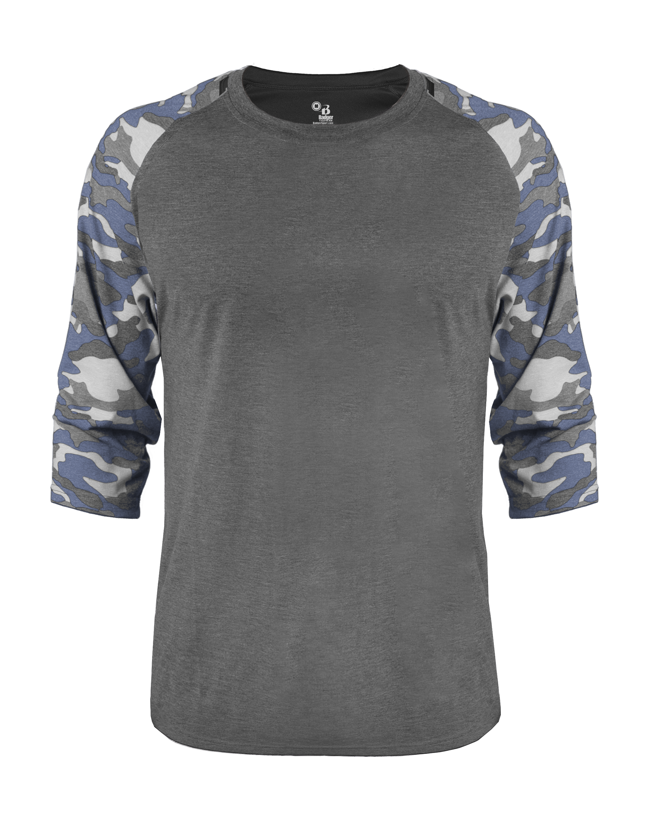 VINTAGE CAMO TRI-BLEND BASEBAL front