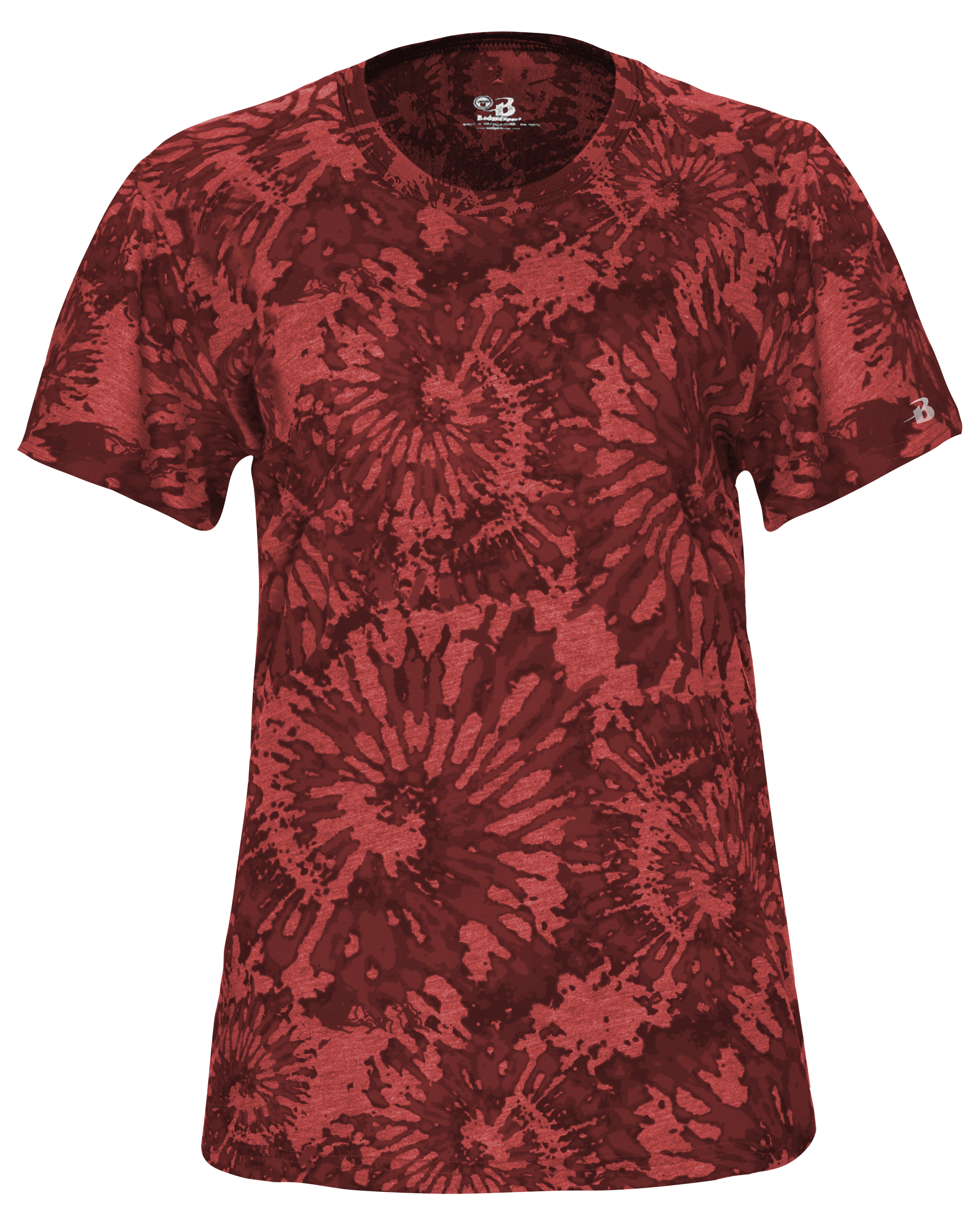 LADIES TIE-DYE TRI-BLEND TEE lquarter