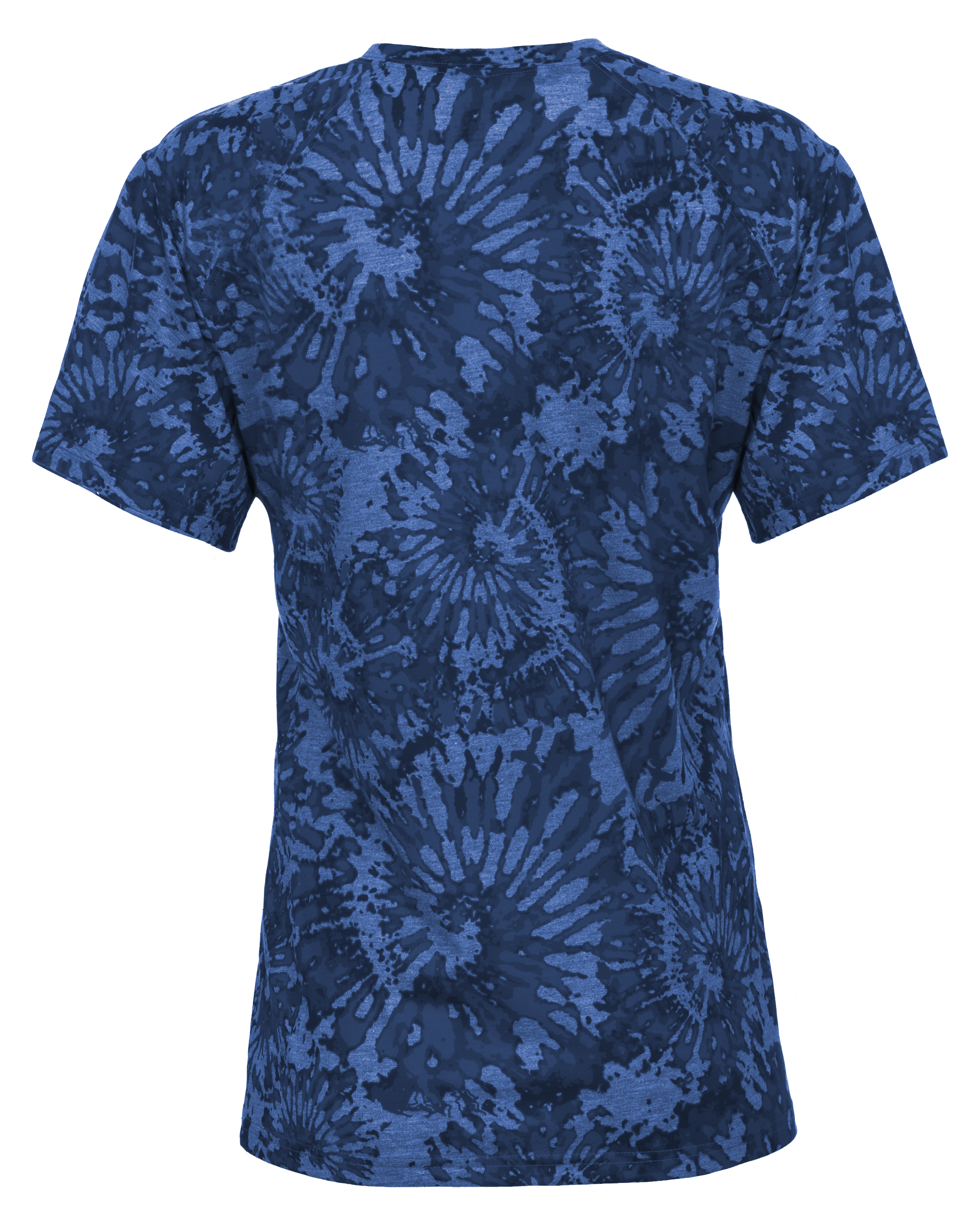 LADIES TIE-DYE TRI-BLEND TEE back