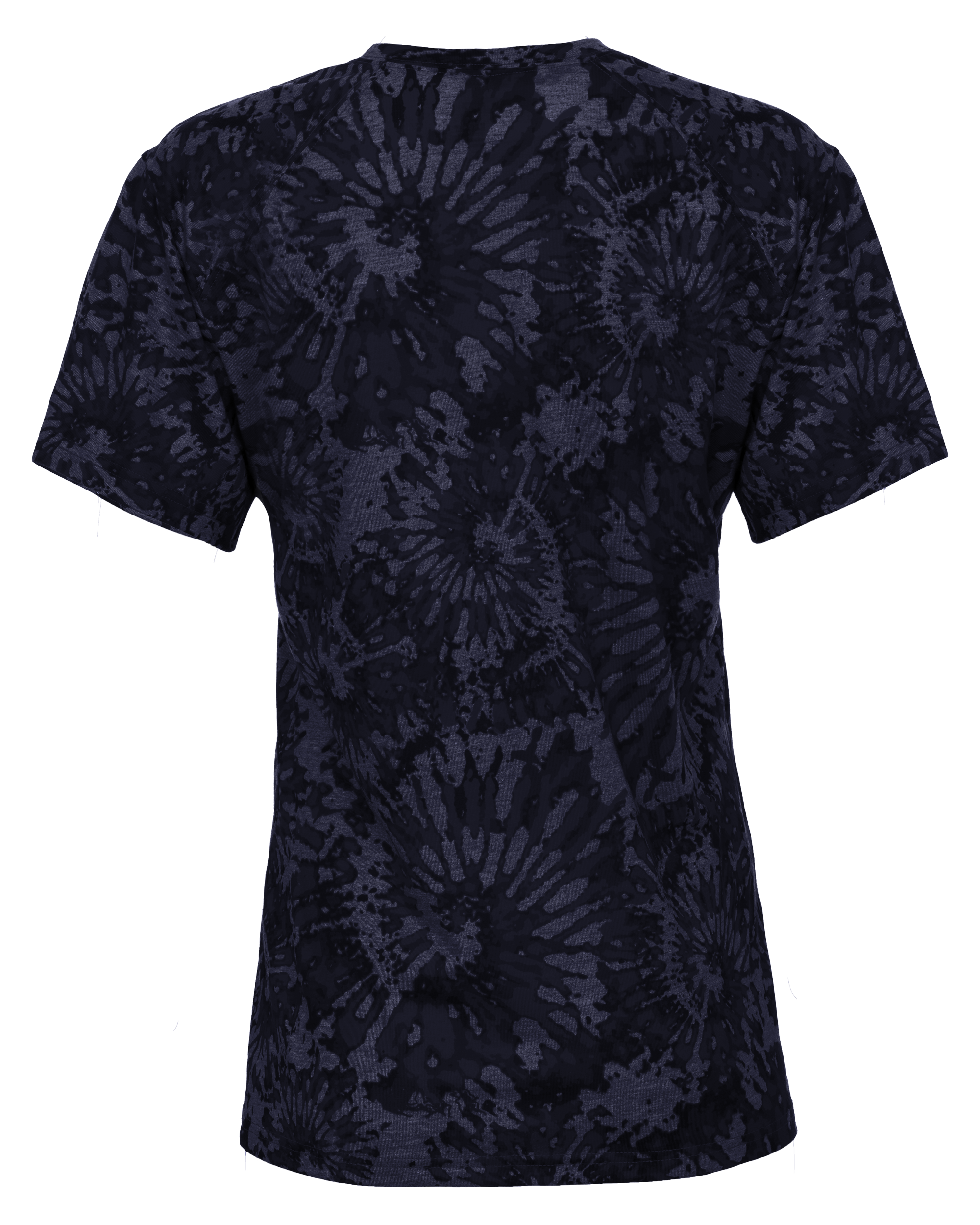 LADIES TIE-DYE TRI-BLEND TEE back