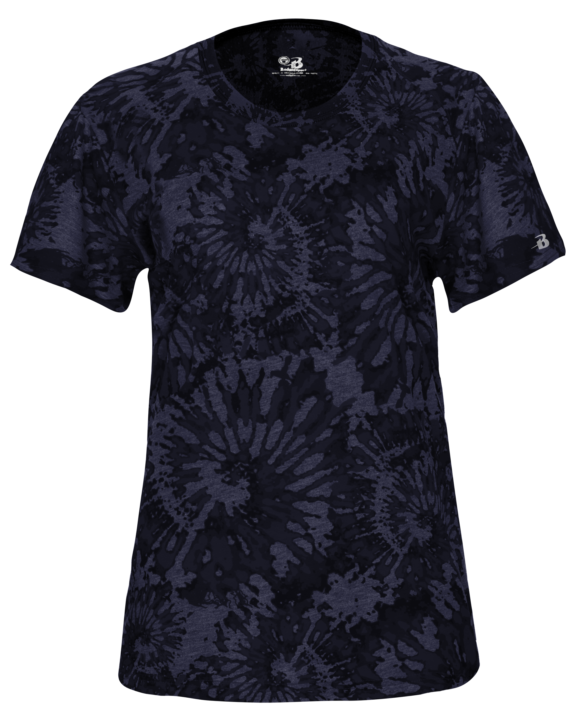 LADIES TIE-DYE TRI-BLEND TEE lquarter