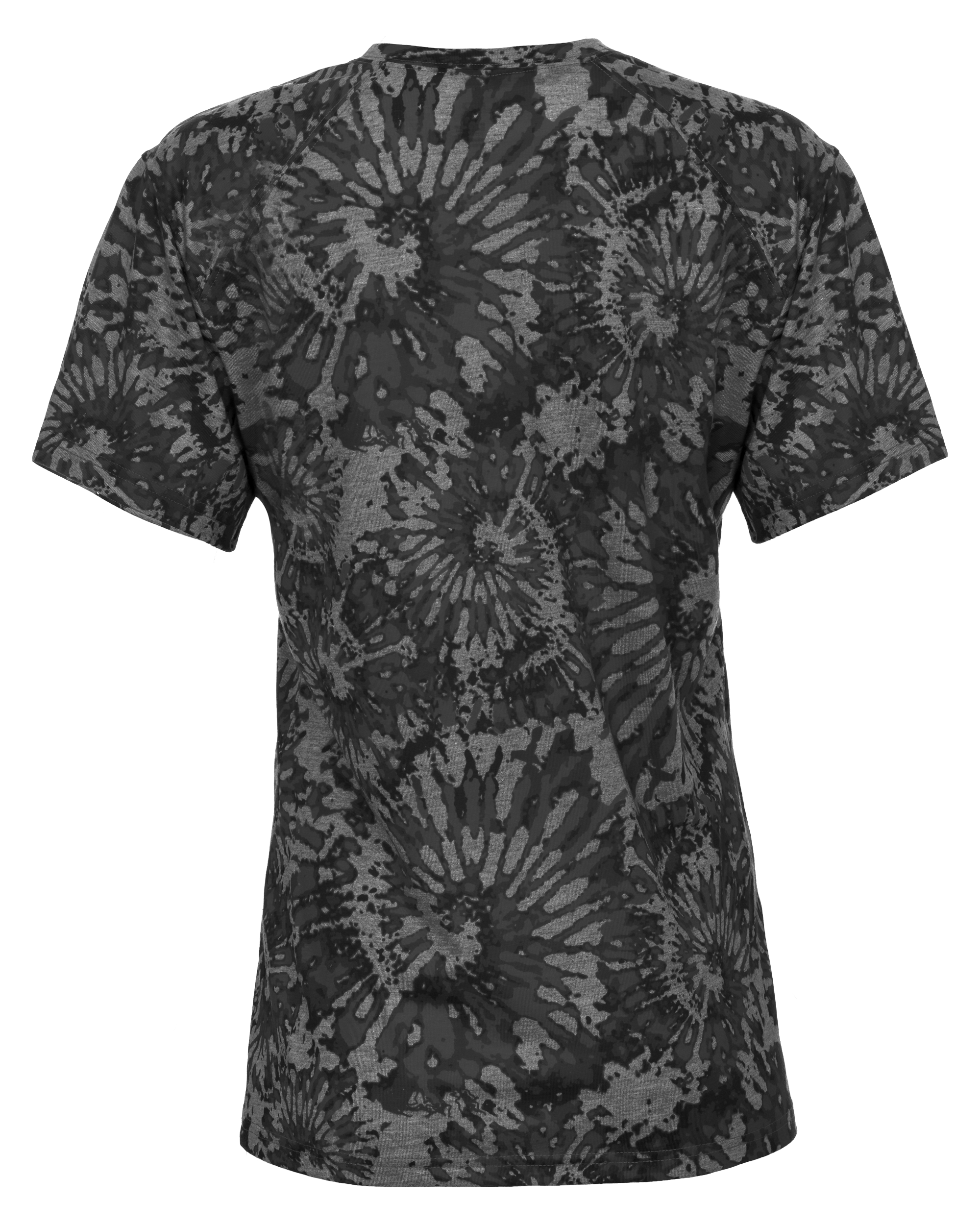 LADIES TIE-DYE TRI-BLEND TEE back