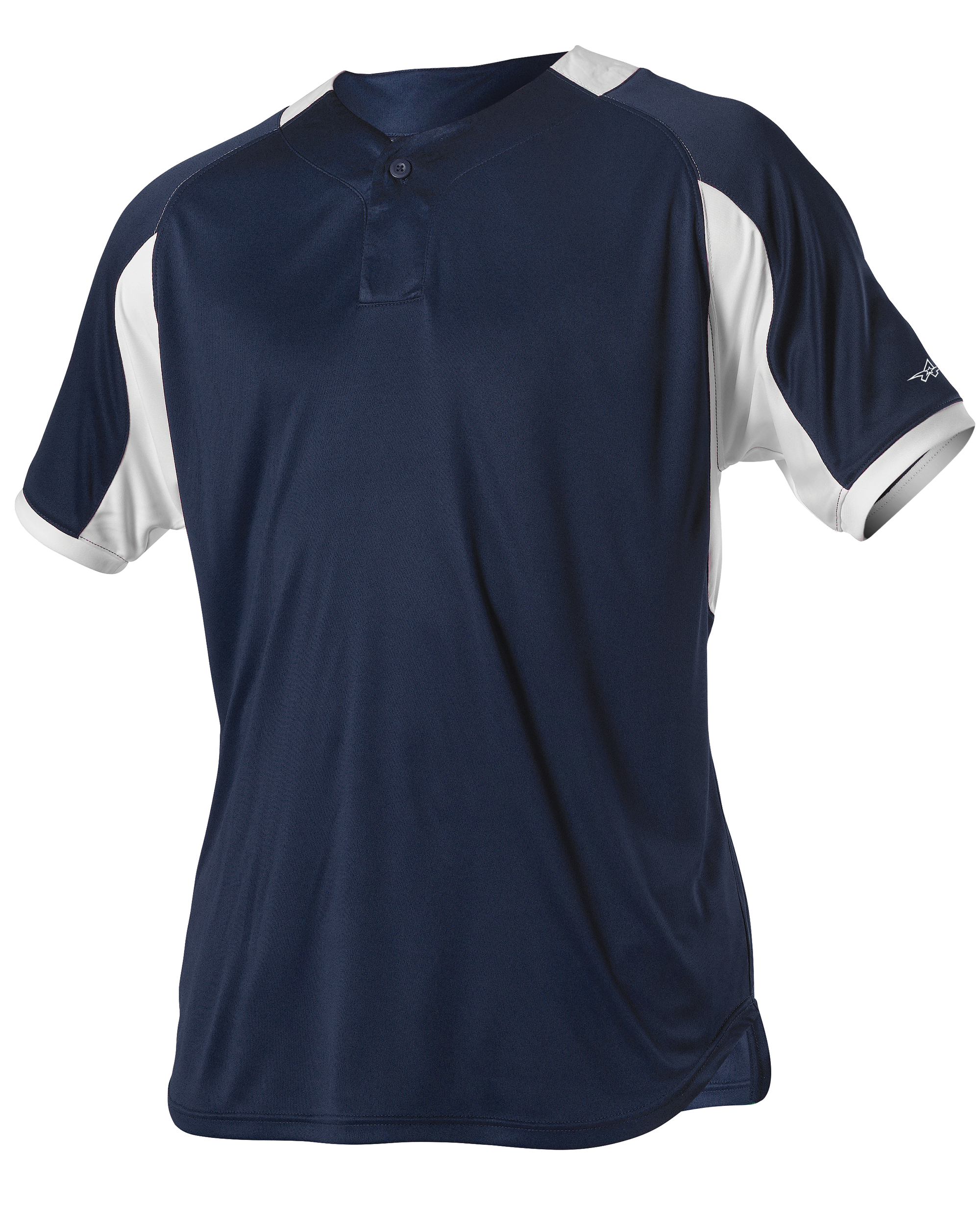 YOUTH ONE BUTTON BASEBALL JERSEY back