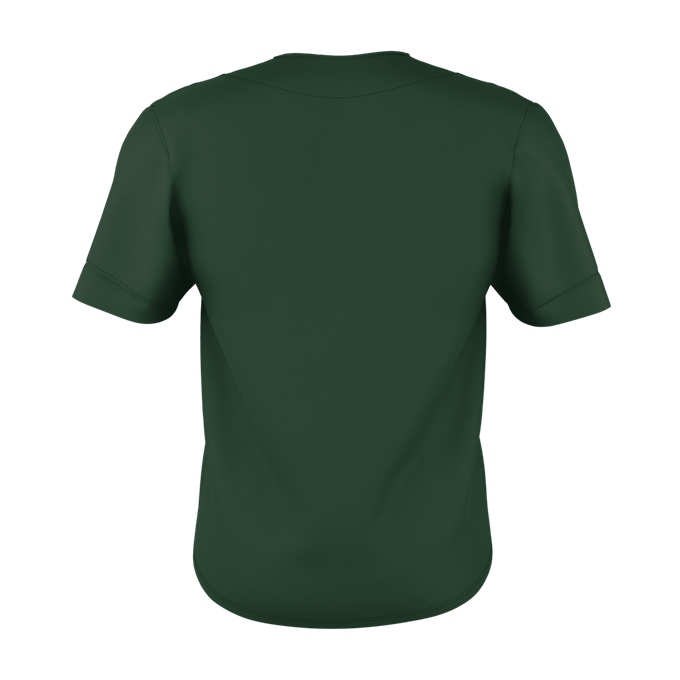 TWO BUTTON MESH BASEBALL JERSEY back
