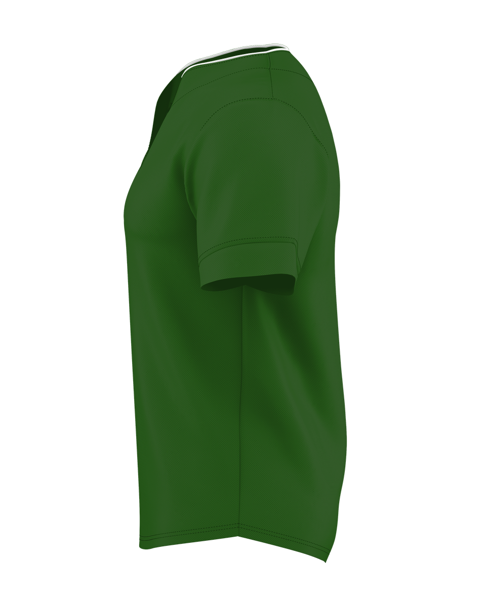 TWO BUTTON MESH BASEBALL JERSEY lside