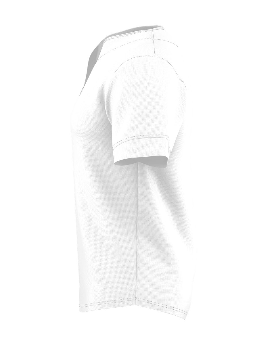 TWO BUTTON MESH BASEBALL JERSEY lside