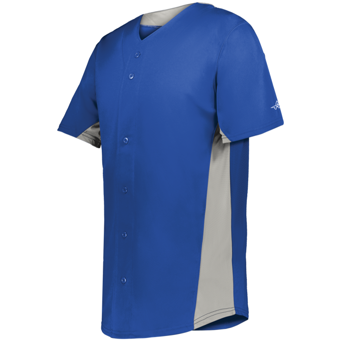 YOUTH CRUSH FULL-BUTTON BASEBALL JERSEY front