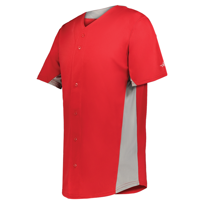 CRUSH FULL-BUTTON BASEBALL JERSEY front