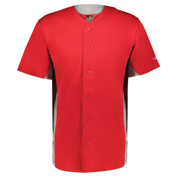 CRUSH FULL-BUTTON BASEBALL JERSEY lside