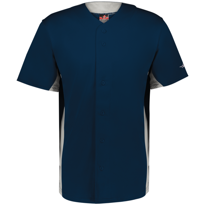 CRUSH FULL-BUTTON BASEBALL JERSEY lside
