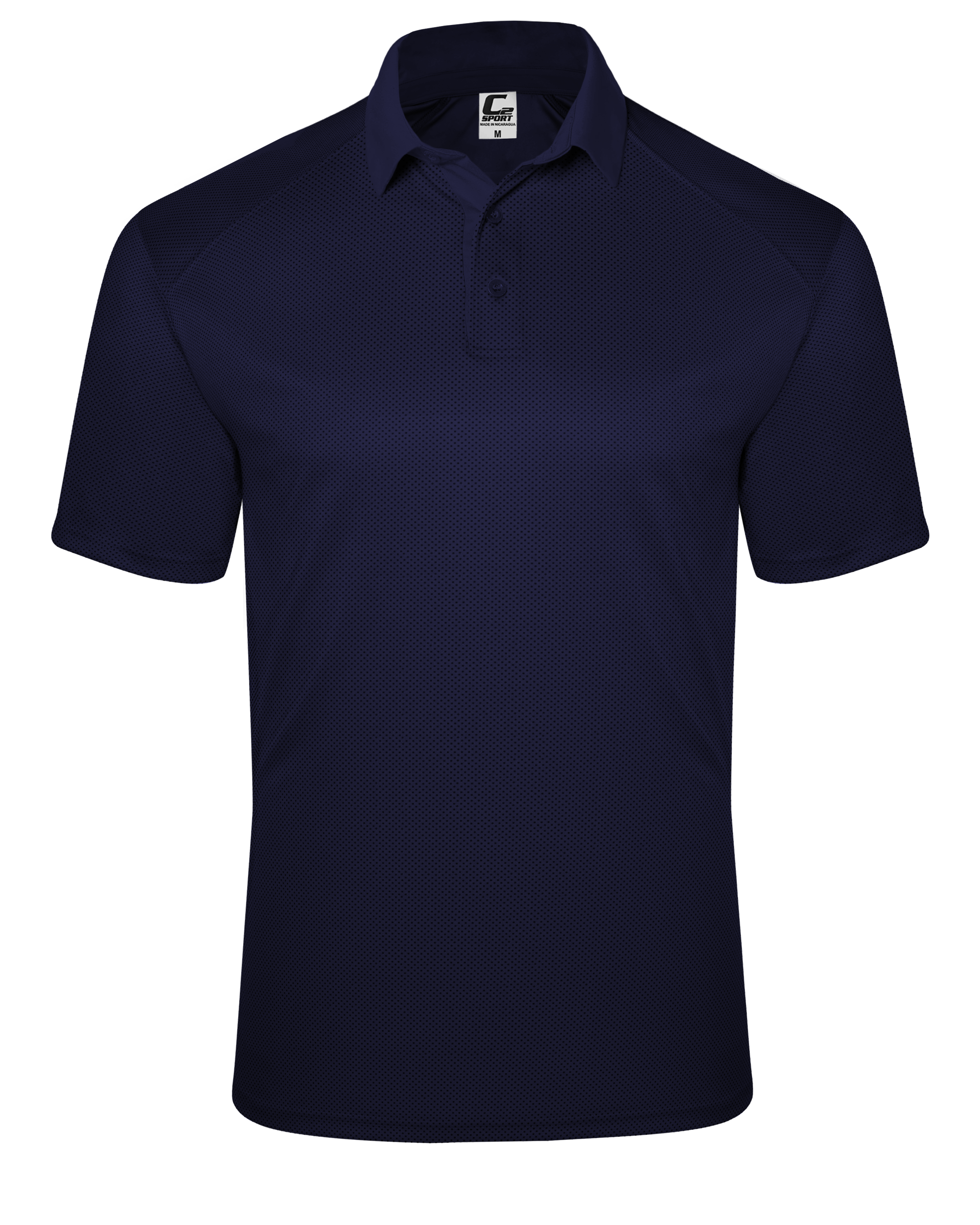 C2 MOCK MESH POLO front