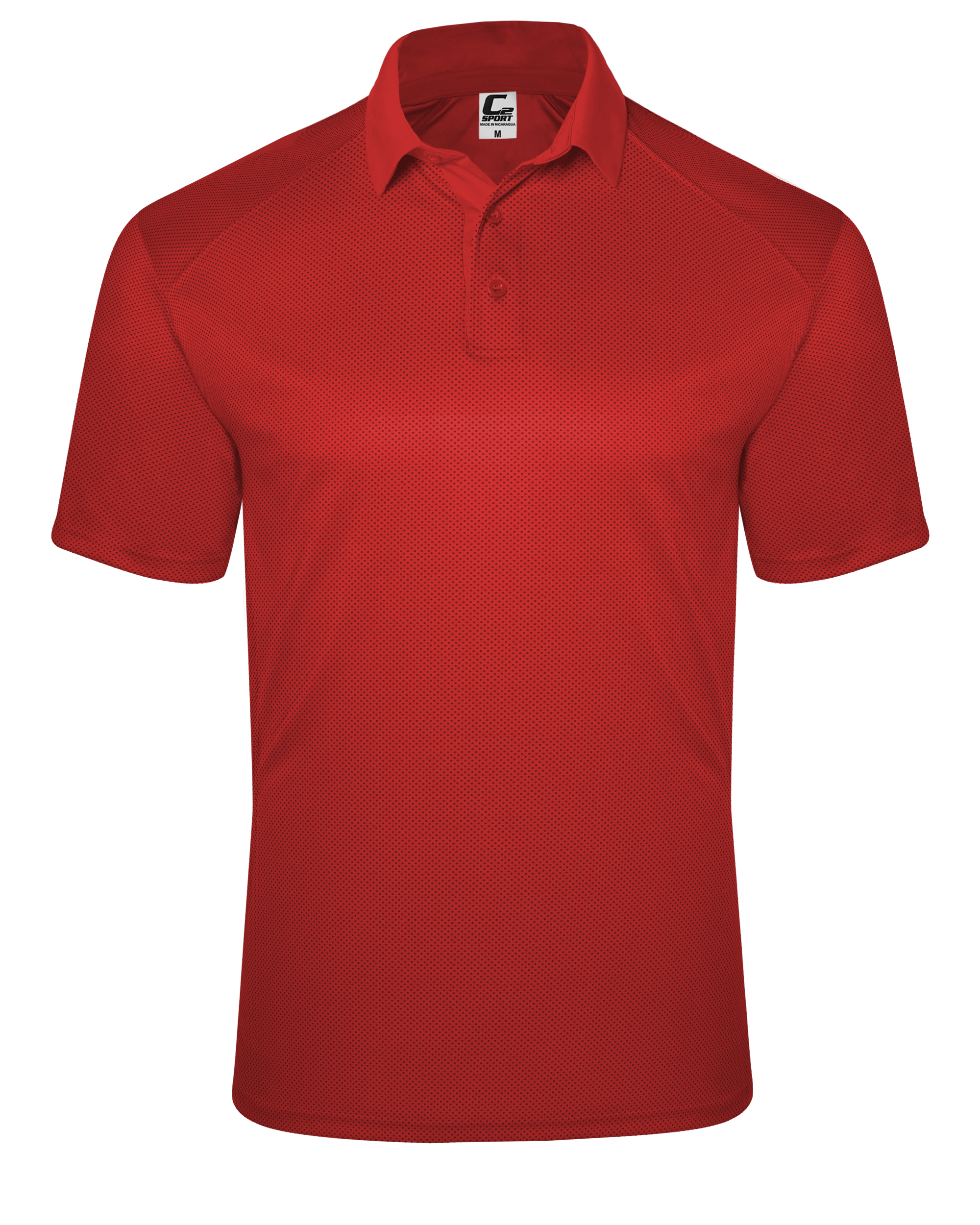 C2 MOCK MESH POLO front