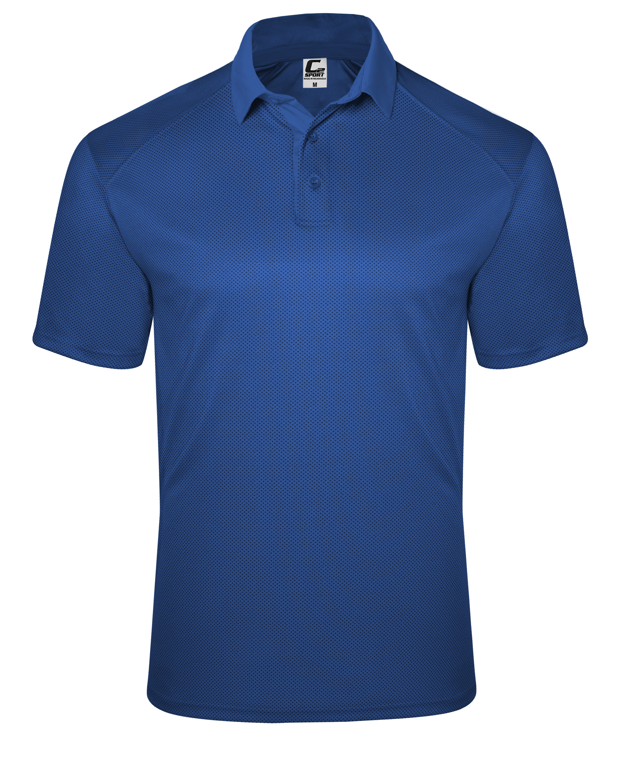 C2 MOCK MESH POLO front