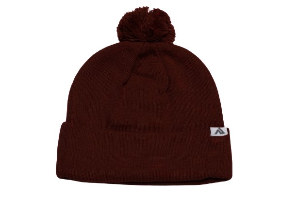 Knit Fold Over Pom-Pom Beanie Hero
