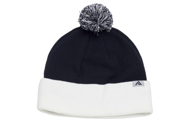 Knit Fold Over Pom-Pom Beanie Hero