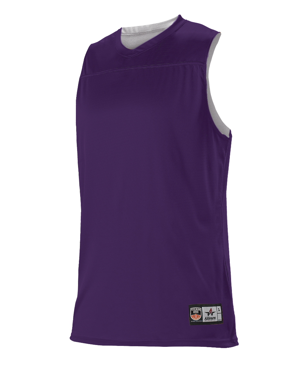 GIRLS NBA REVERSIBLE BASKETBALL TEAM JERSEY back