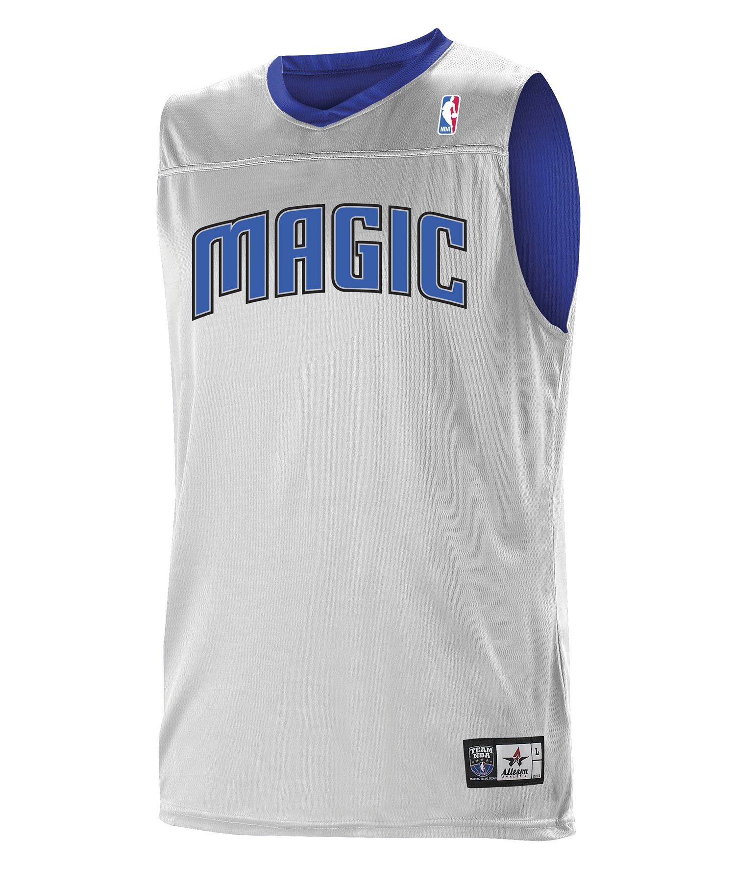 NBA REVERSIBLE TEAM BASKETBALL JERSEY back
