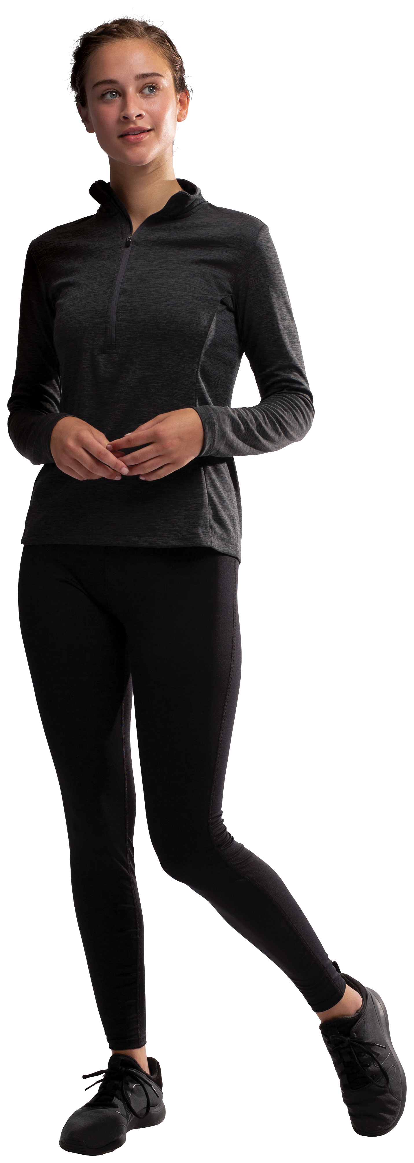Ladies Dri-Power Lightweight 1/4 Zip Pullover Silo